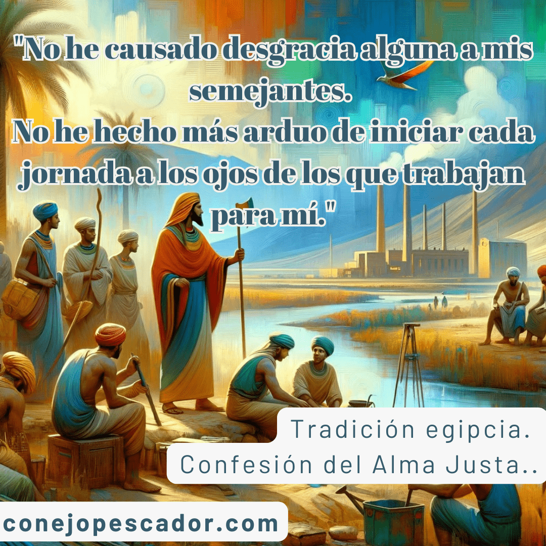 Enseñanza ética de tradición Egipcia, Confesión del alma justa