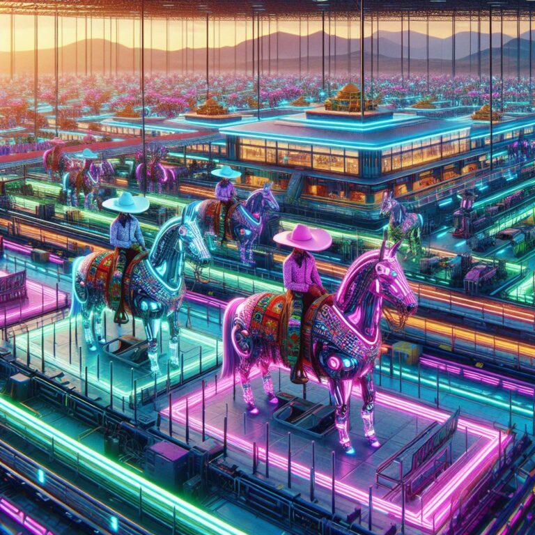 El rancho electrónico de rockdrigo gonzalez, con sus charros ciberneticos y sarapes de neon